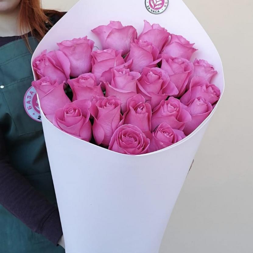Букеты из розовых роз 70 см (Эквадор) №  171600
