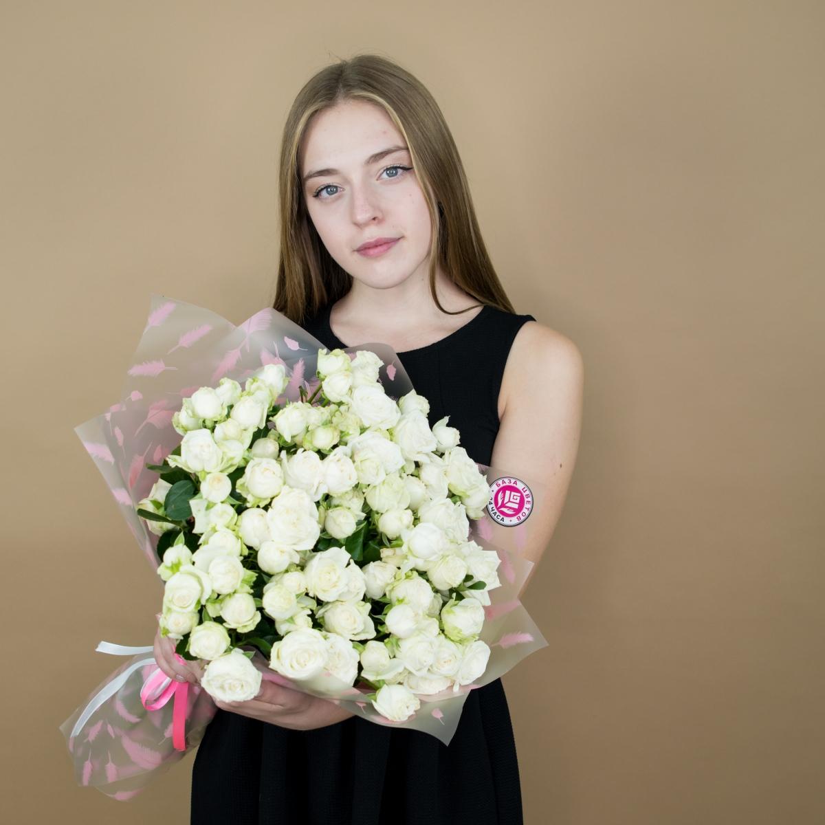 Розы кустовые белые (Артикул: 3600)