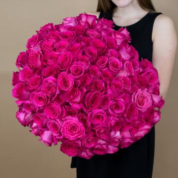 Букеты из розовых роз 40 см (Эквадор) код  81300
