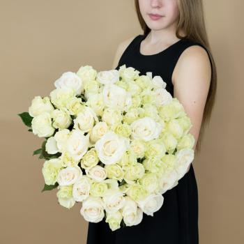 Букет из белых роз 101 шт 40 см (Эквадор) articul  83250